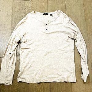 men’s theory long sleeve henley